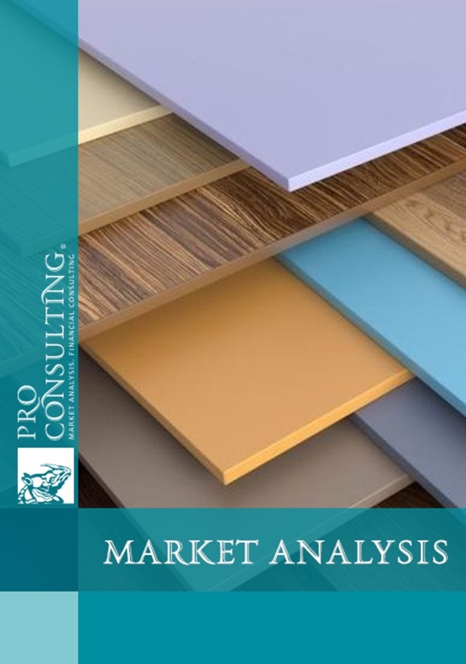 Market research of laminated MDF in Ukraine. 2020 year